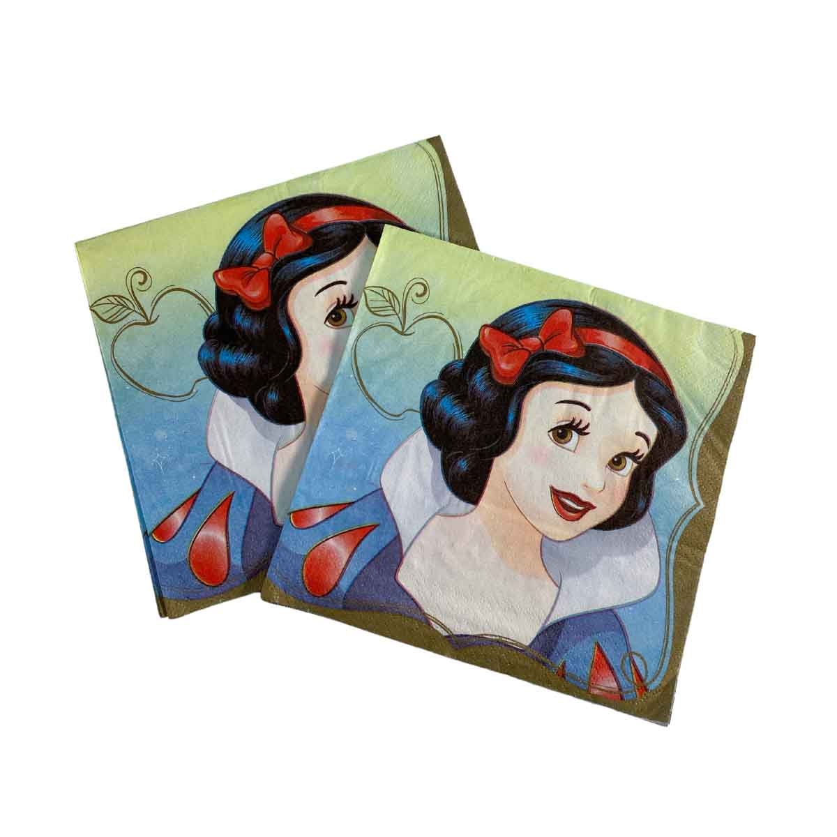 Disney Princess 16-Piece Snow White Lunch Napkin Set
