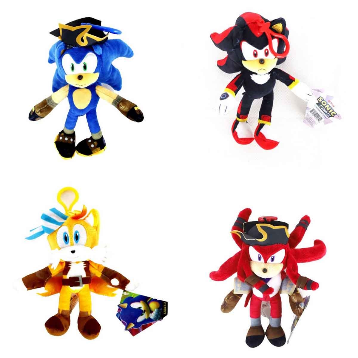 Sonic 6" Clip-on Assorted Action Figure Unisex, 3-4 Years