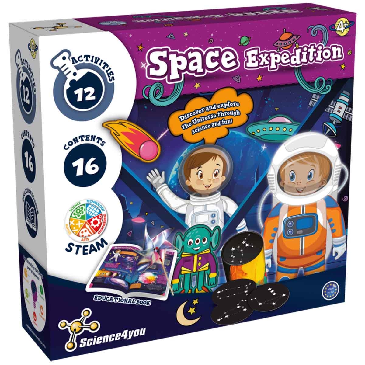 ساينس فور يو مجموعة بعثة الفضاء التعليمية للأطفال من عمر 5 إلى 7 سنوات
