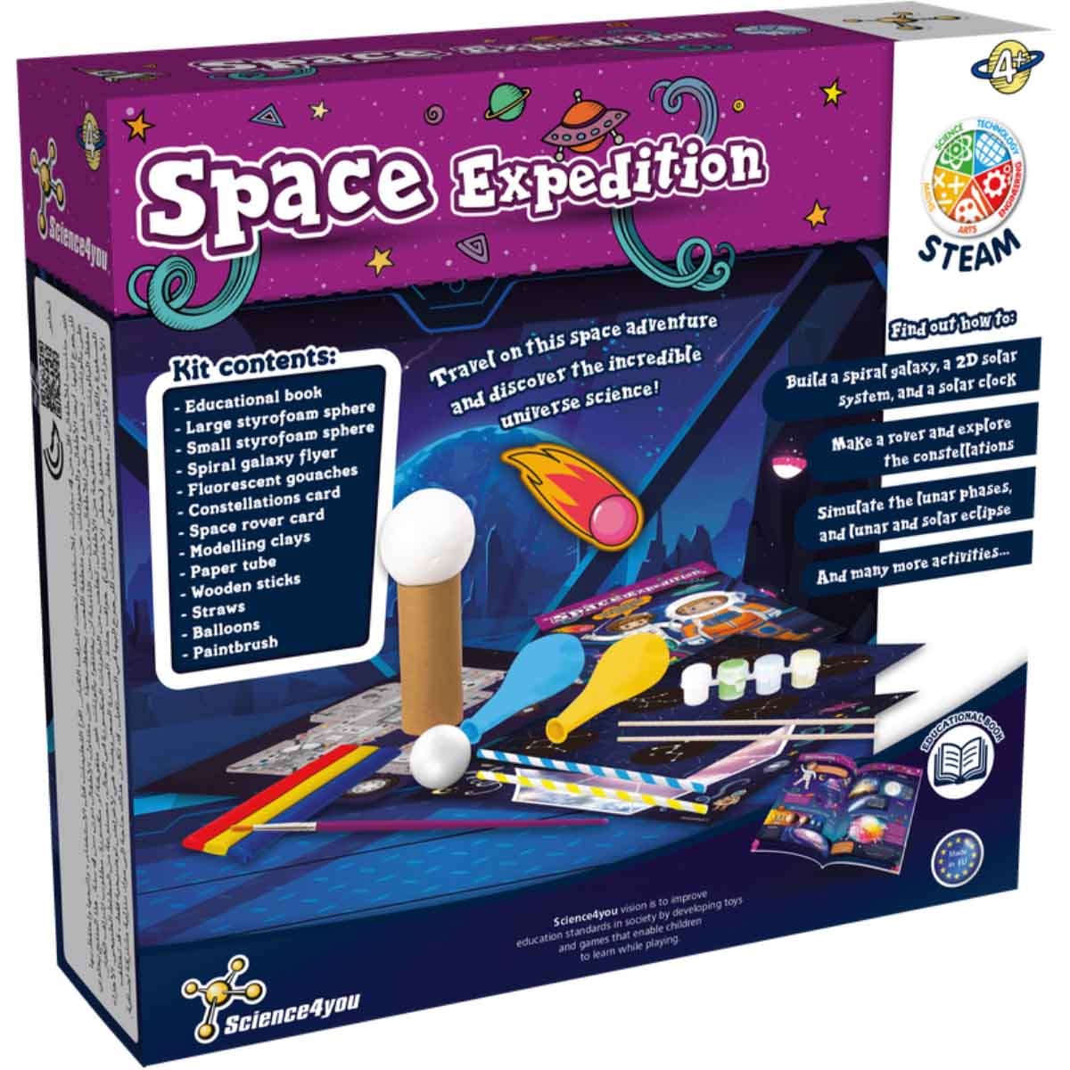 ساينس فور يو مجموعة بعثة الفضاء التعليمية للأطفال من عمر 5 إلى 7 سنوات