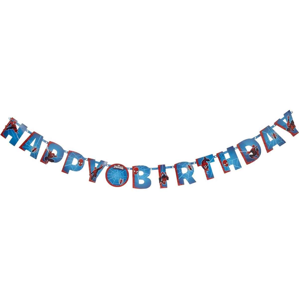 Spider-Man Add-An-Age Letter Banner