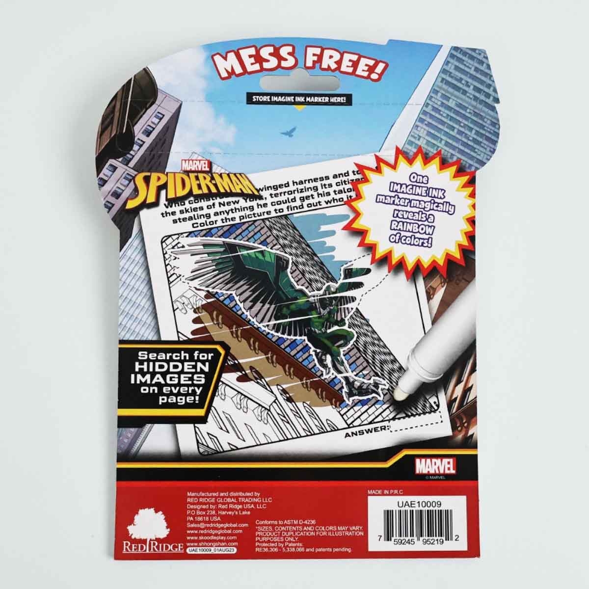 Spider-Man Magic Ink Book Unisex, 3-4 Years