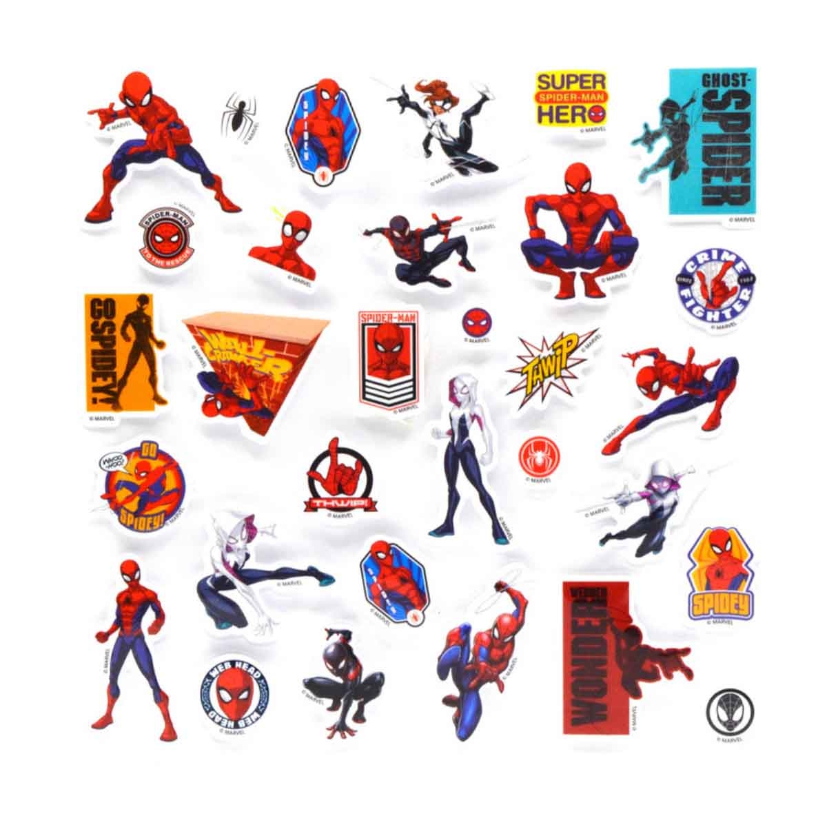 Spider-Man Puffy Sticker Play Set Unisex, 3-4 Years