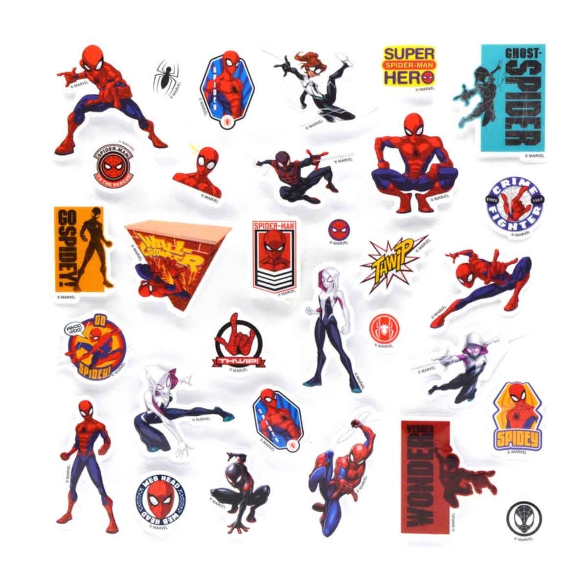 Spider-Man Puffy Sticker Play Set Unisex, 3-4 Years