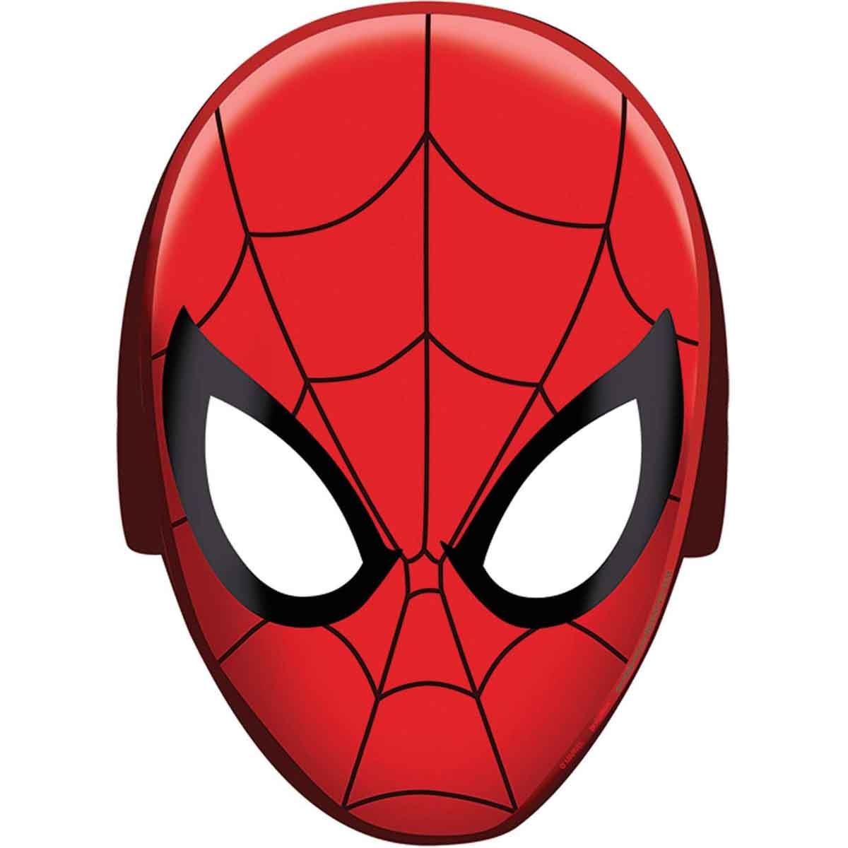 Spider-Man 8-Piece Webbed Paper Masks Set