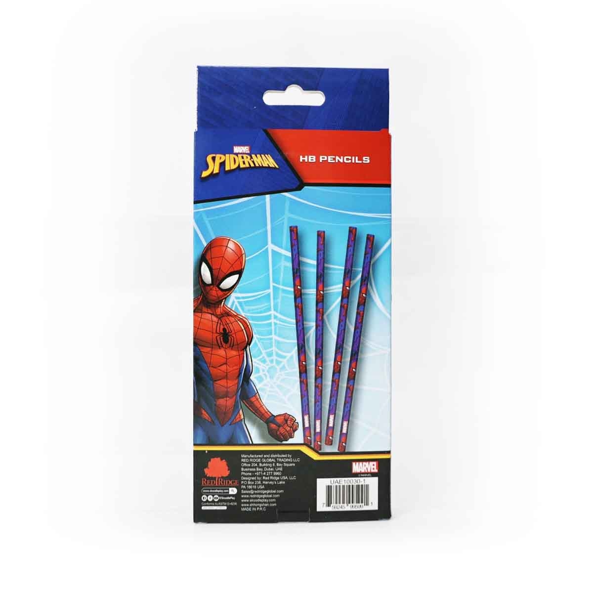 سبايدر مان مجموعة أقلام رصاص HB عدد 12 للجنسين، عمر 3-4 سنوات