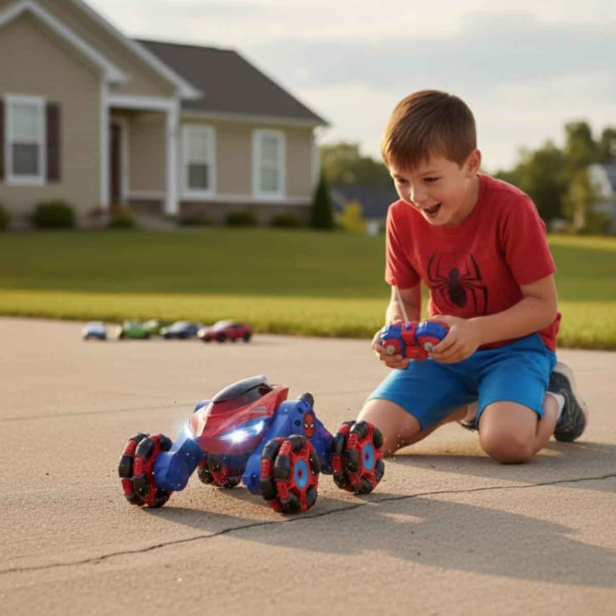 Marvel Spider-Man Drift Vehicle Playset Boys, 3-4 Years
