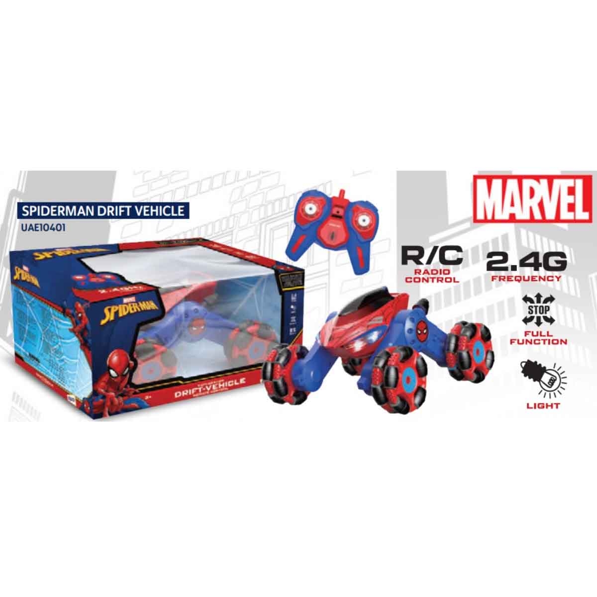 Marvel Spider-Man Drift Vehicle Playset Boys, 3-4 Years