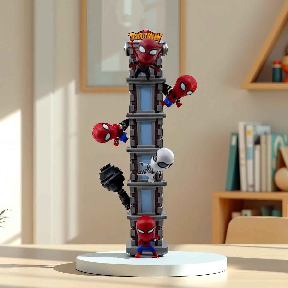 Marvel Spiderman Tower Series Assorted Action Figure Boys, 3-4 Years