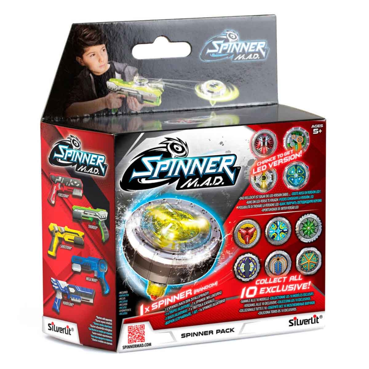 سبنر ماد لعبة سبنر منوعة للجنسين، عمر 5-7 سنوات