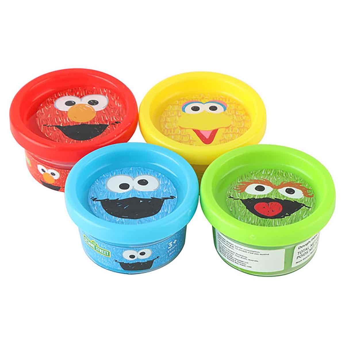Sesame Street 1oz. 4-Colours Dough Set Unisex, 3-4 Years