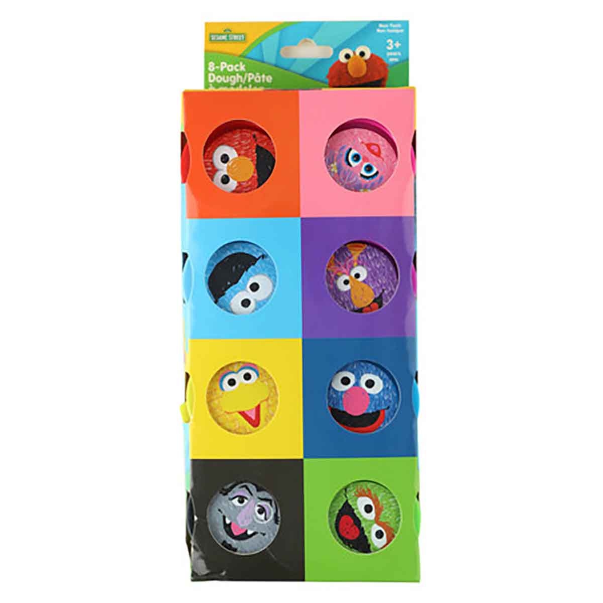 Sesame Street 2oz. 8-Colours Dough Set Unisex, 3-4 Years
