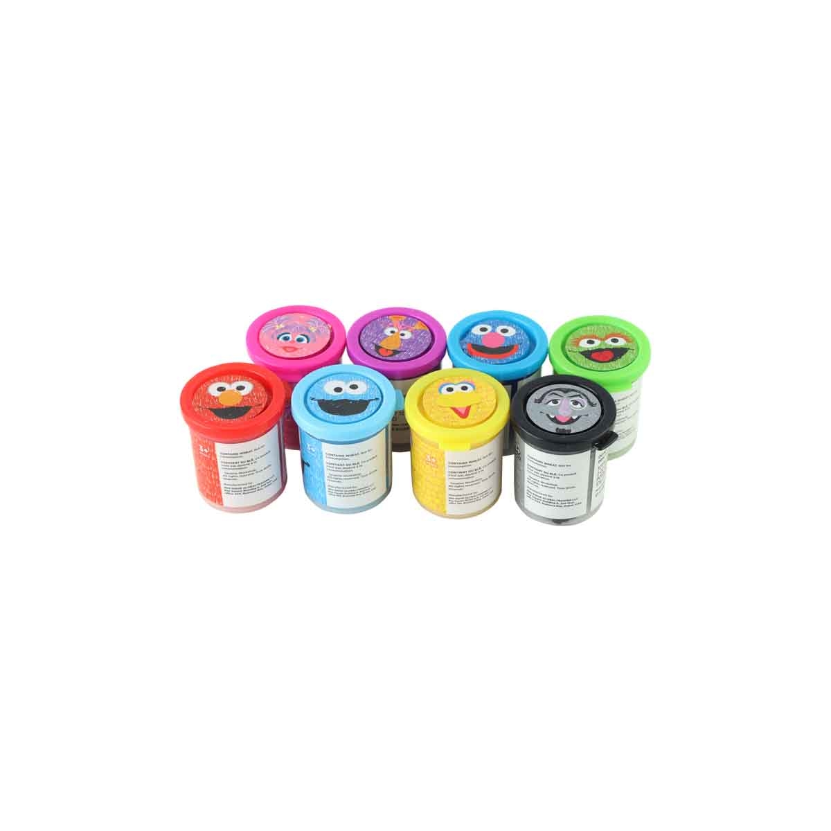 Sesame Street 2oz. 8-Colours Dough Set Unisex, 3-4 Years