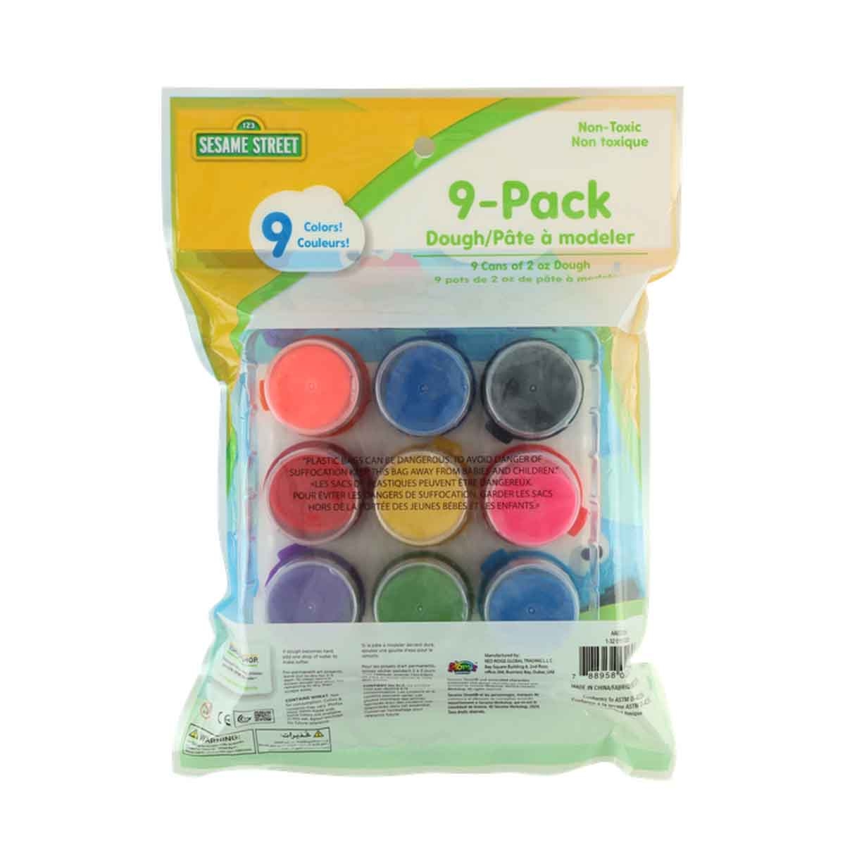 Sesame Street 2oz. 9-Cans Dough Bag Unisex, 3-4 Years