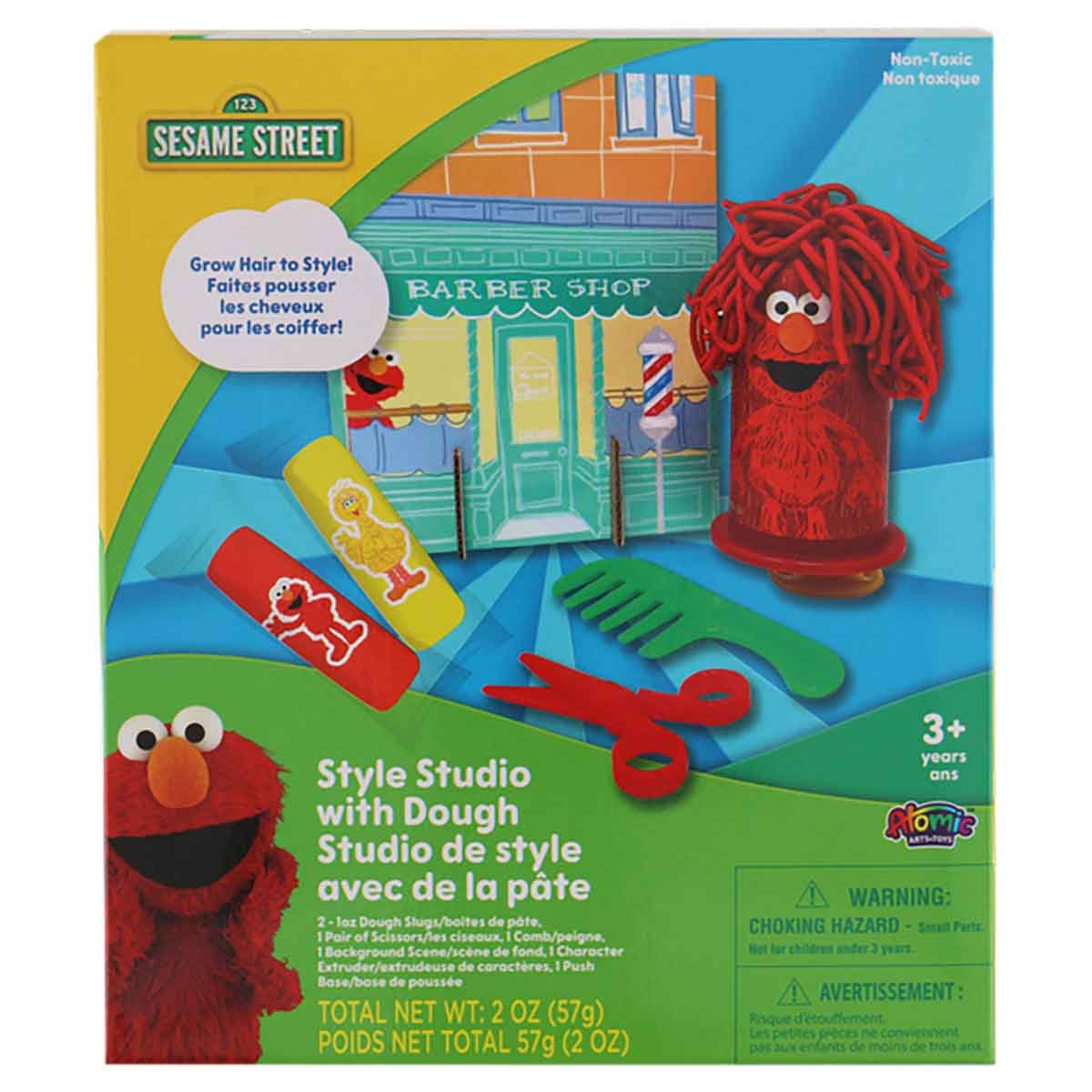 Sesame Street Hair Grow Studio Dough Set Unisex, 3-4 Years