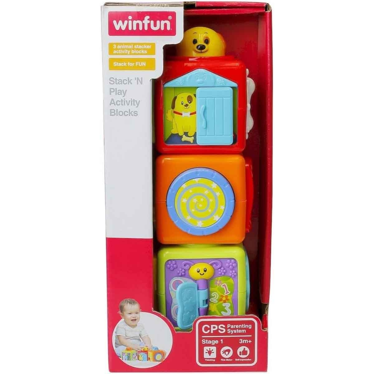 Winfun Stack ’N Play Activity Blocks Toddler, 0-2 Years