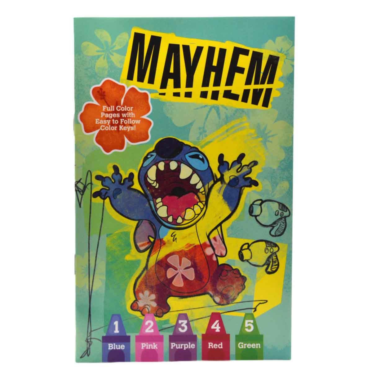 Disney Stitch Color by Number Drawing Kit Unisex, 3-4 Years