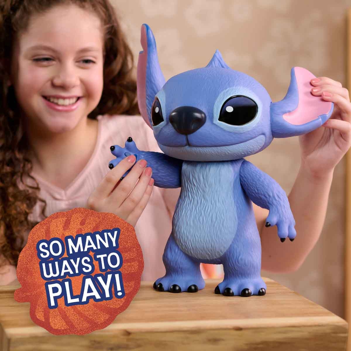 Disney Stitch Live Action Large Action Figure Unisex, 3-4 Years