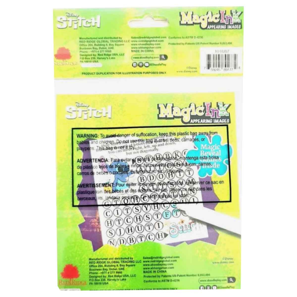 Disney Stitch Mini Magic Ink Book & Marker Unisex, 3-4 Years