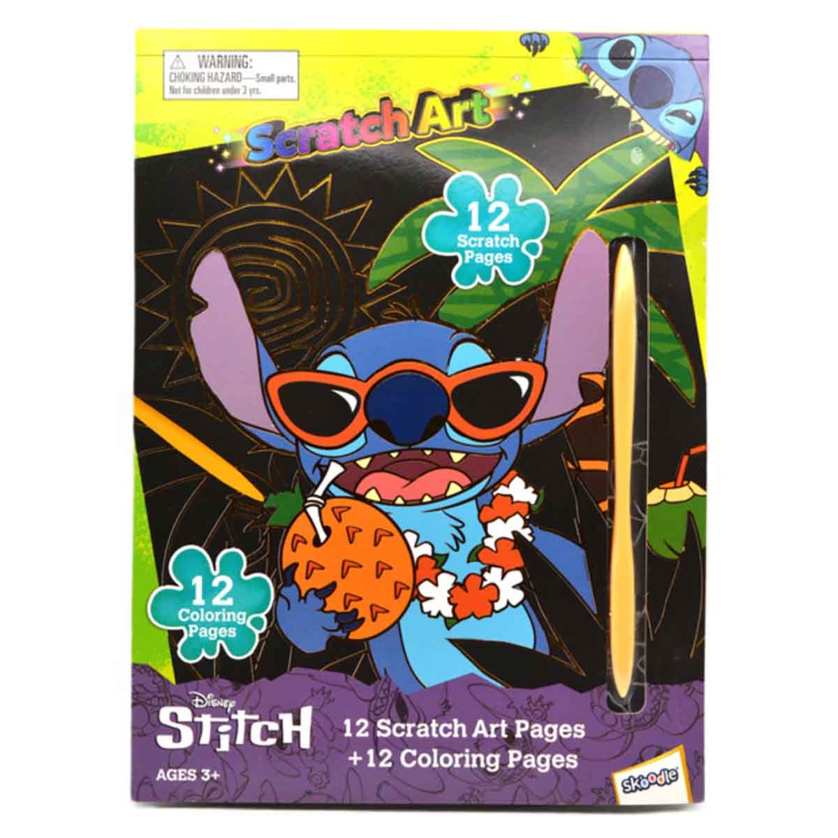 Disney Stitch Scratch Art Kit Unisex, 3-4 Years