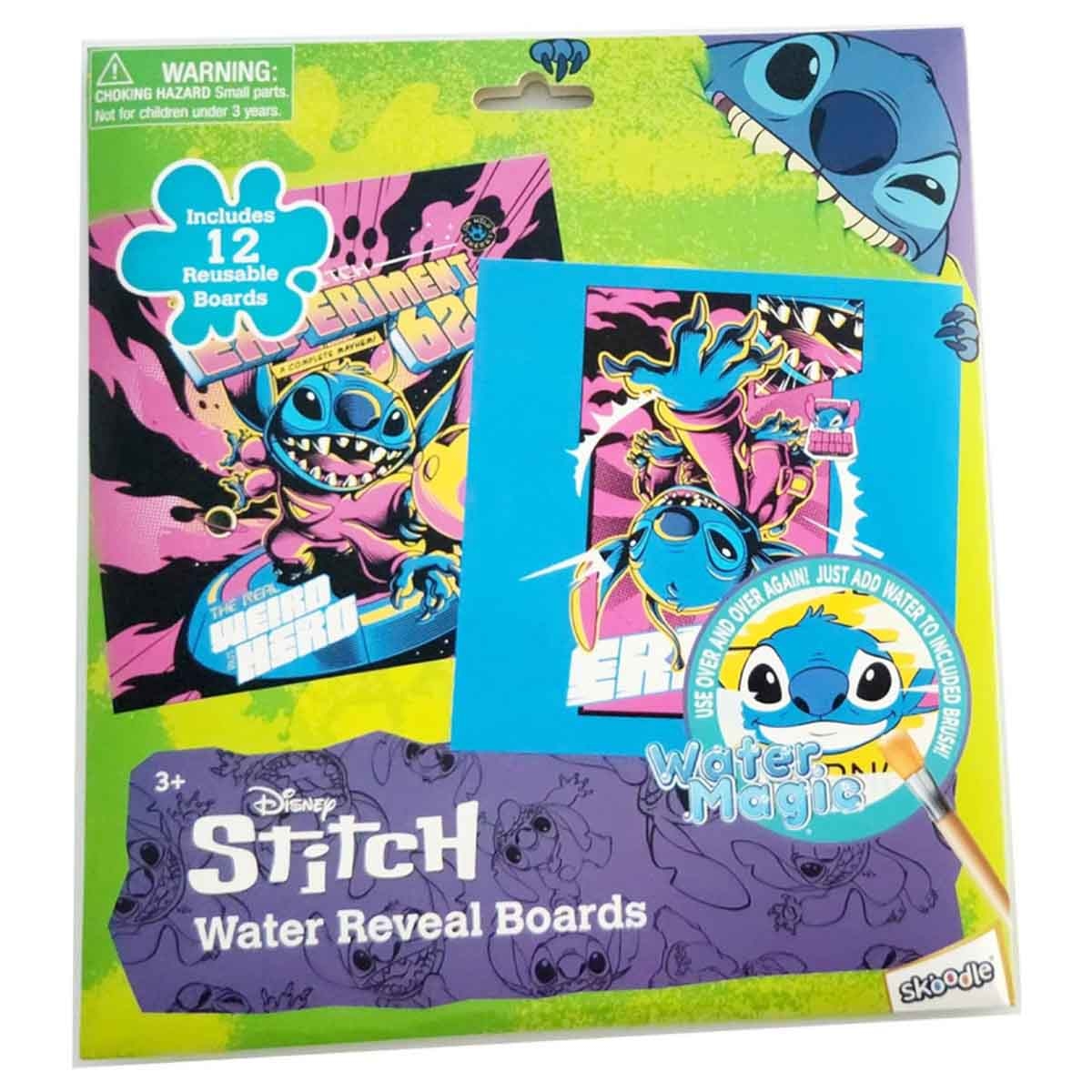 Disney Stitch Magic Water Reveal Boards Unisex, 3-4 Years