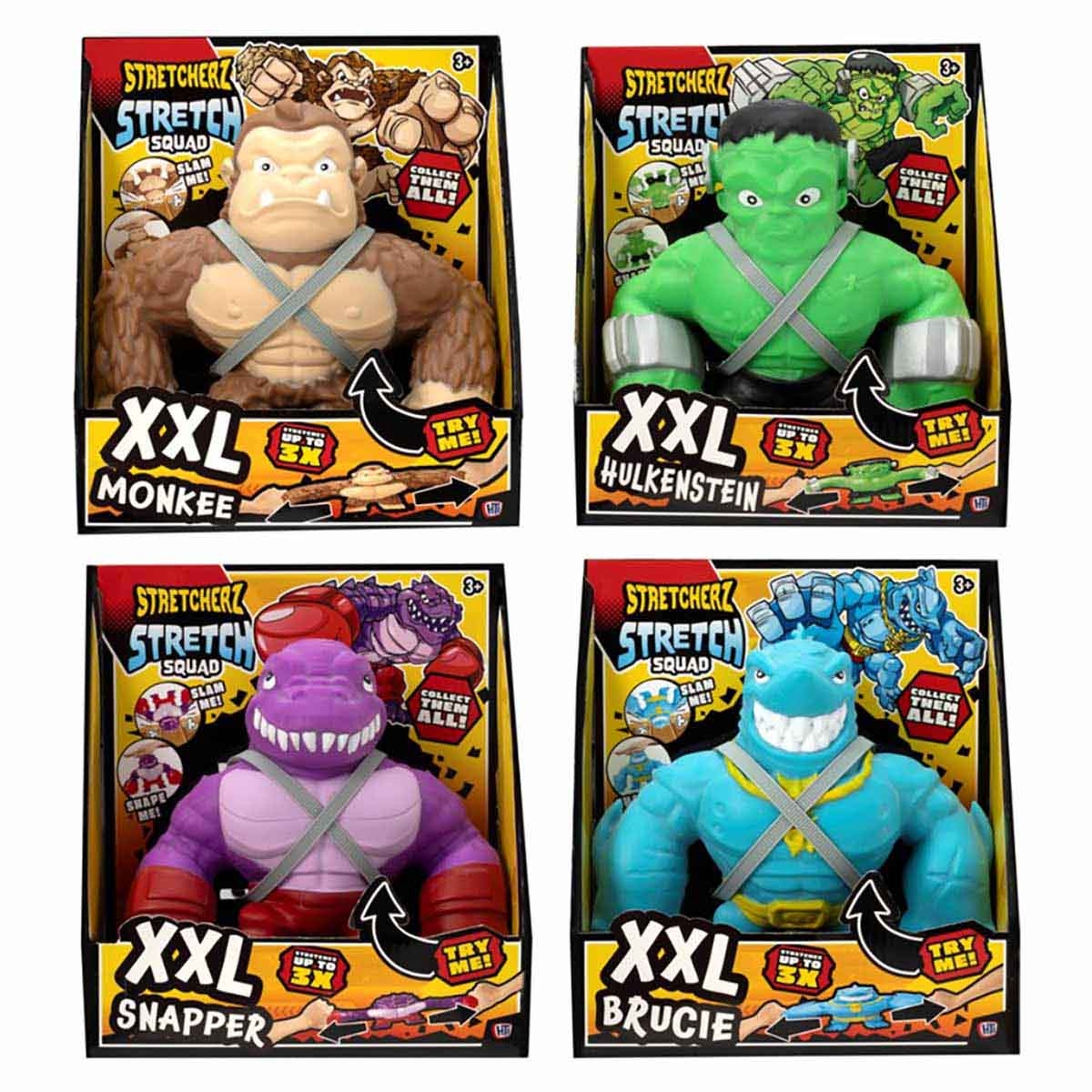 Stretcherz Stretch Squad XXL Assorted Figure Unisex, 3-4 Years