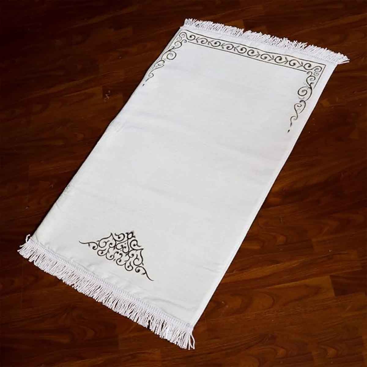 Sundus Off-White Salam Prayer Mat