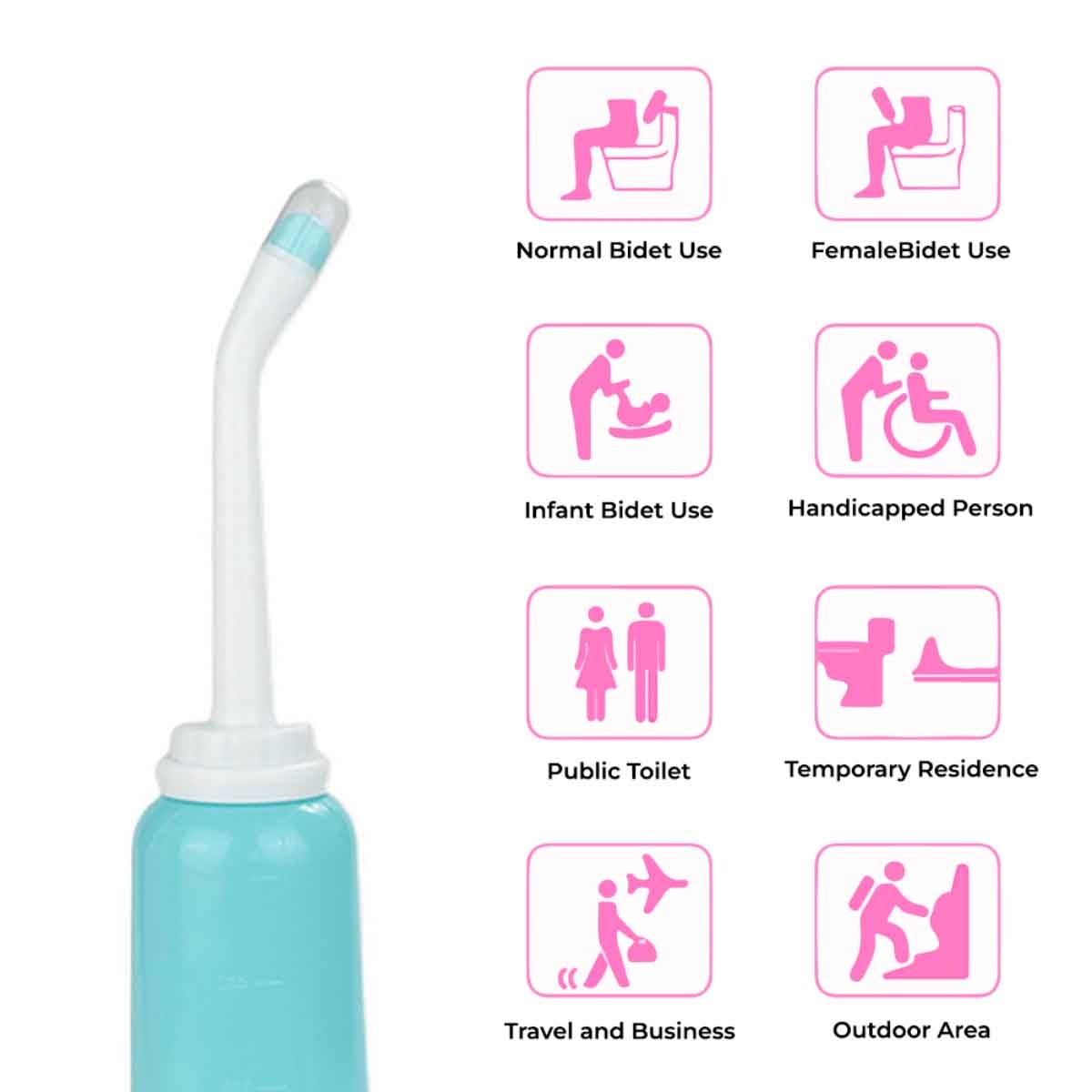 Sunveno 500ml Blue Portable Bidet