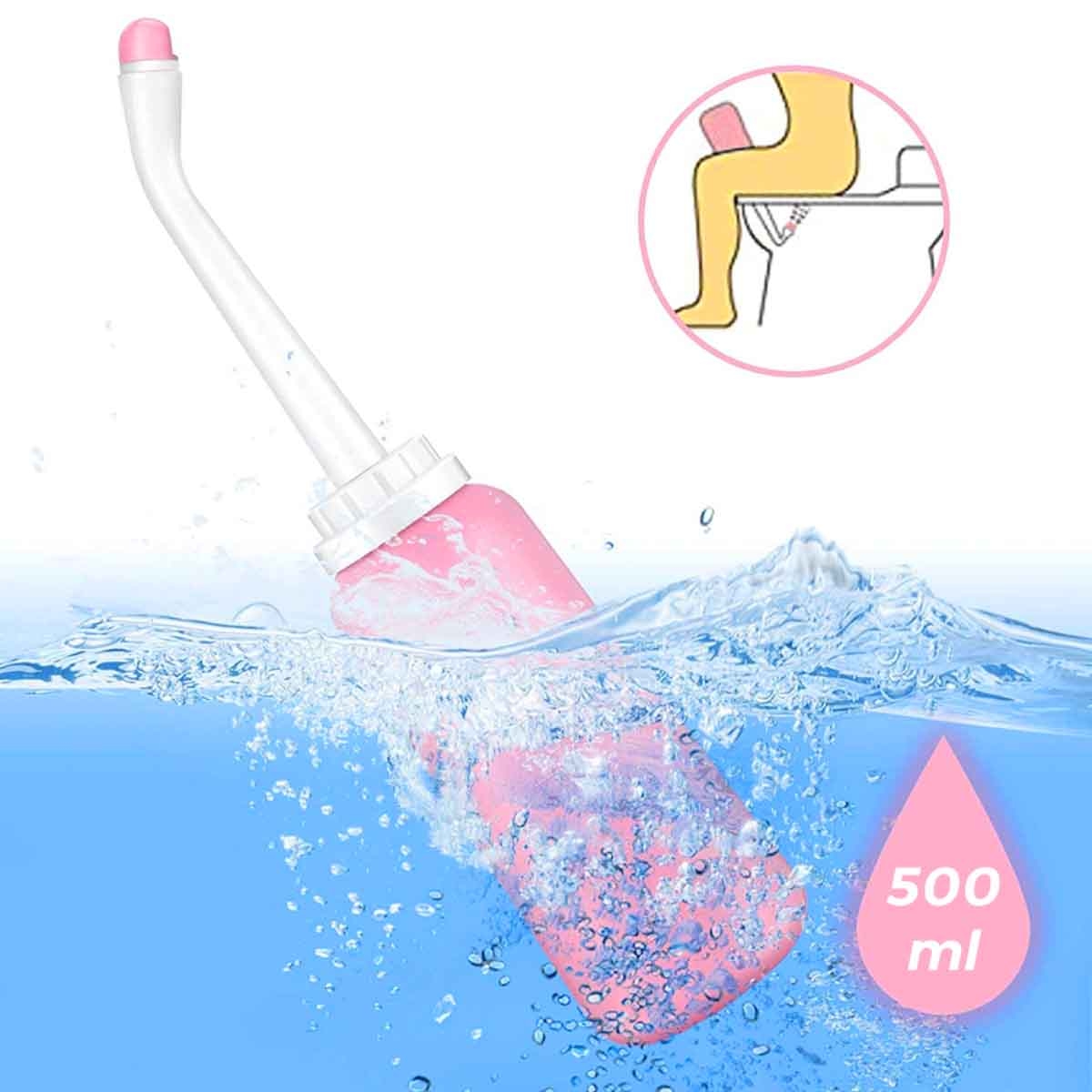 Sunveno 500ml Pink Portable Bidet