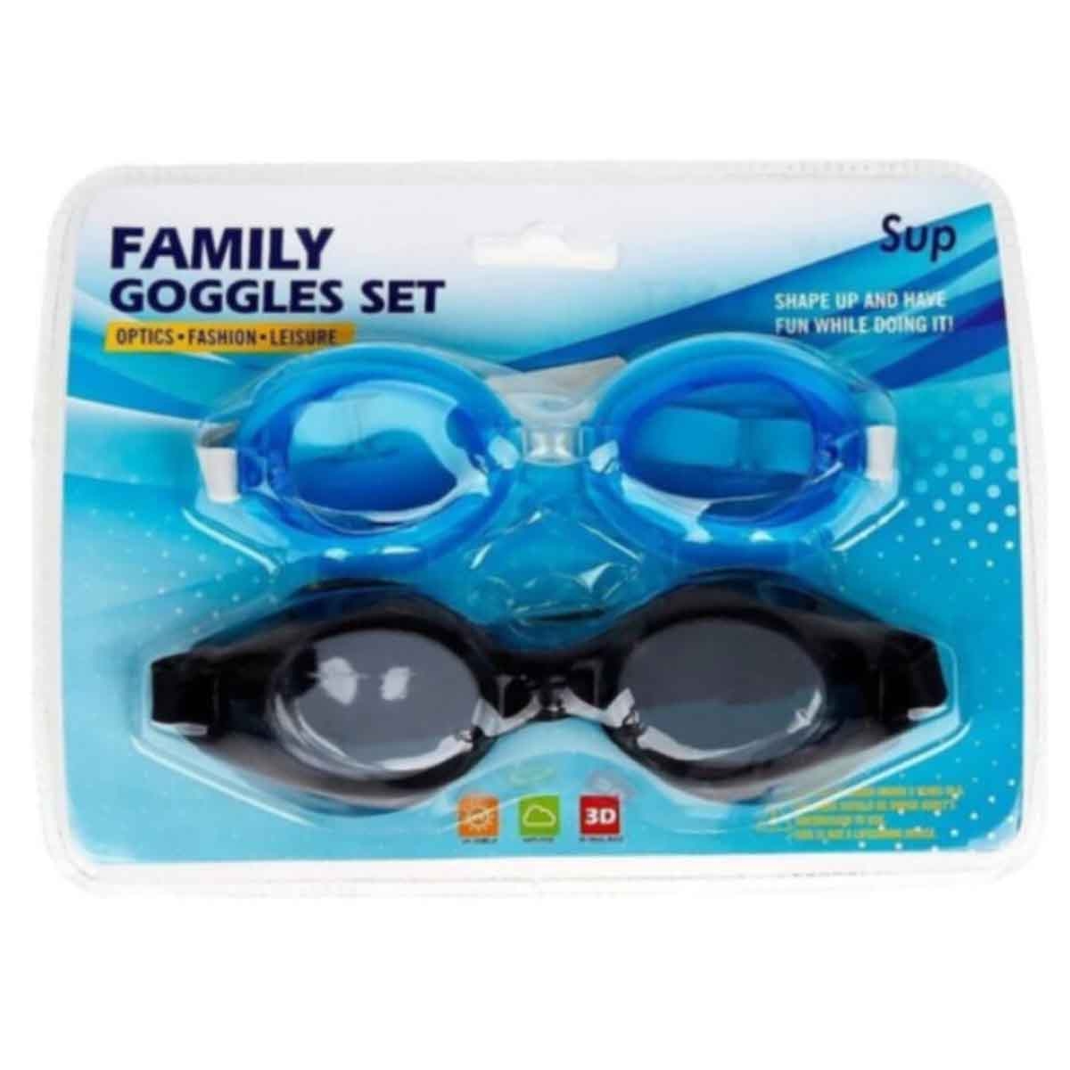 سوبريم سبورتس مجموعة نظارات سباحة للعائلة