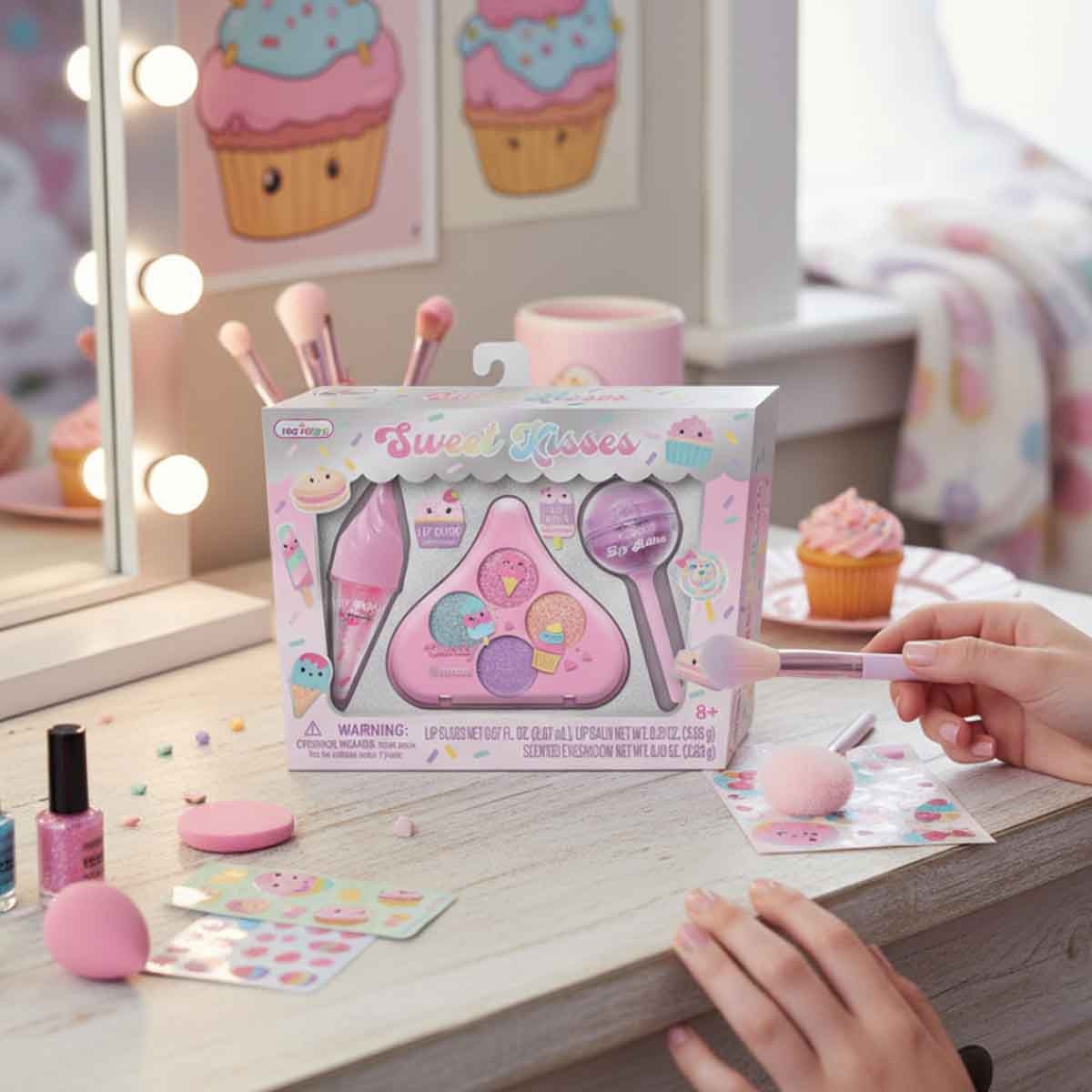 Hot Focus Sweet Kisses Beauty Set Girls, 8-10 Years