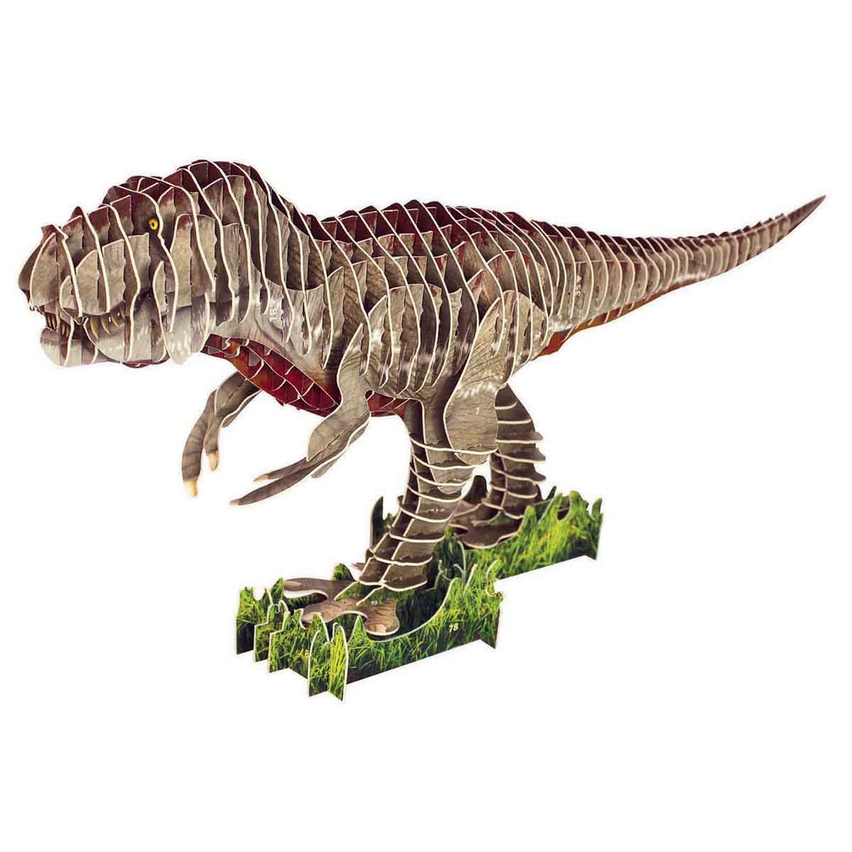 إديوكا أحجية مجسمة ثلاثية الأبعاد لديناصور تي ريكس للجنسين، عمر 5-7 سنوات