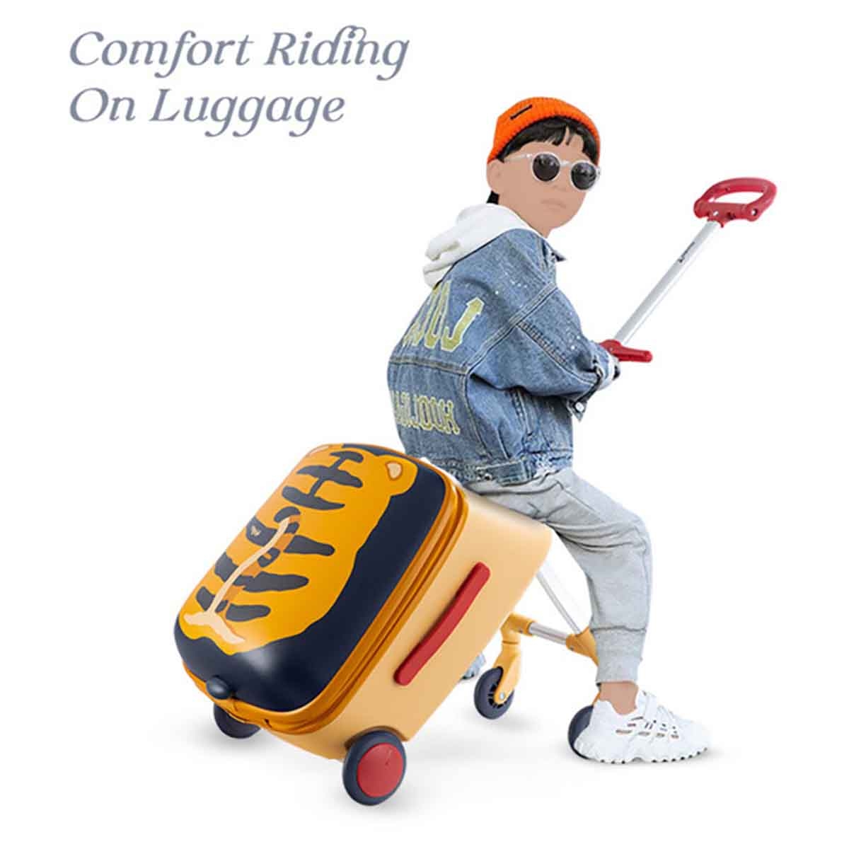 Teknum 3-in-1 Tiger Ride-On Suitcase