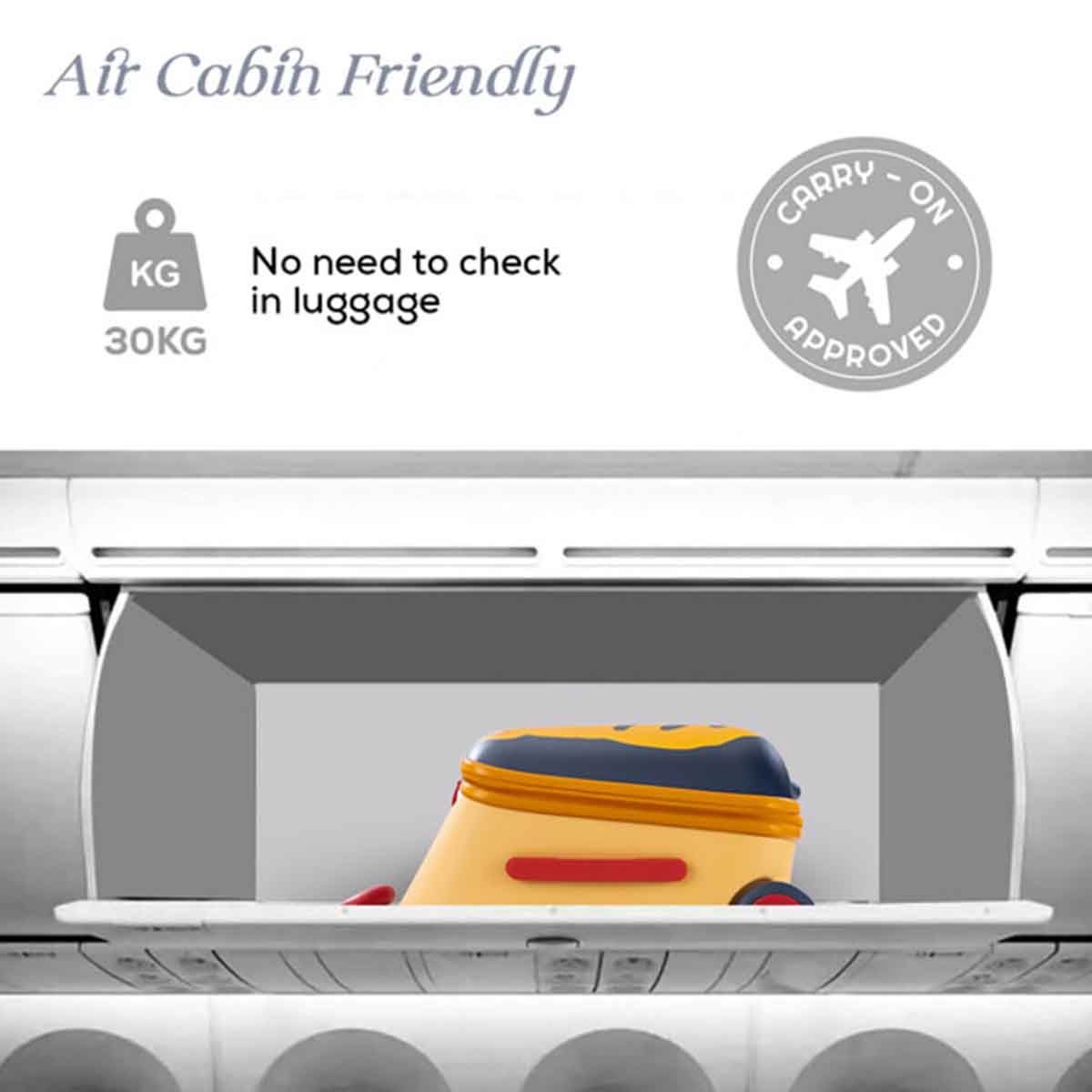 Teknum 3-in-1 Tiger Ride-On Suitcase