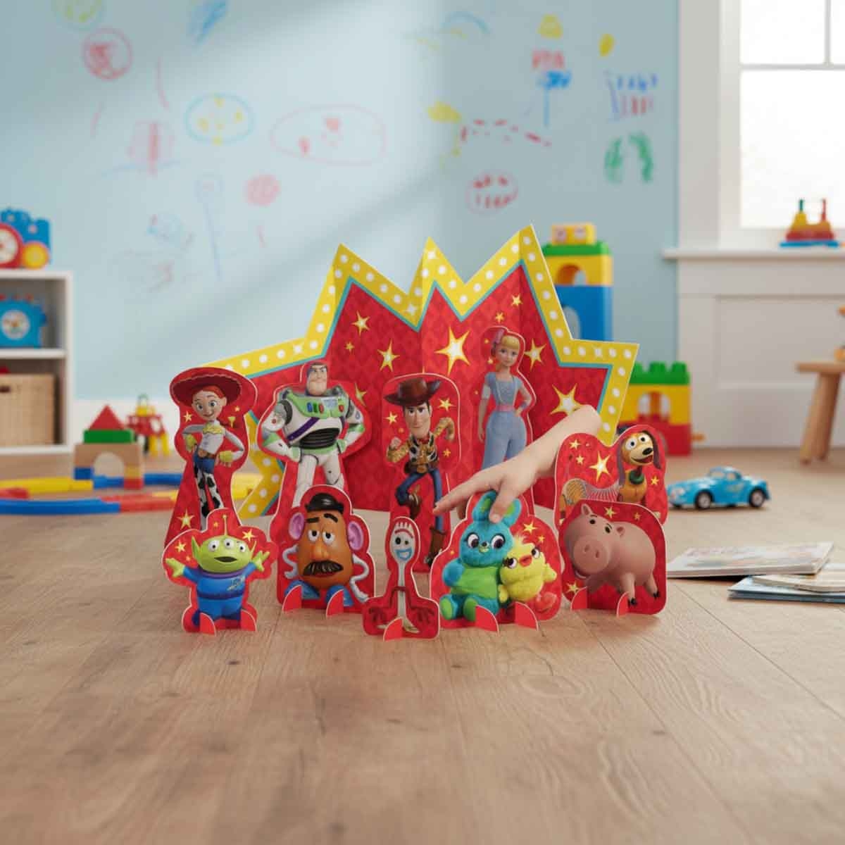 ديزني أند بيكسار توي ستوري 4 مجموعة زينة طاولة