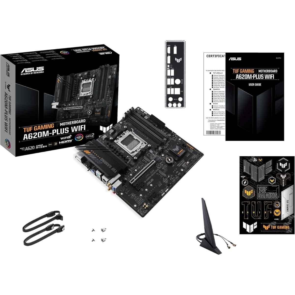 ASUS TUF A620M-Plus WiFi Gaming Motherboard