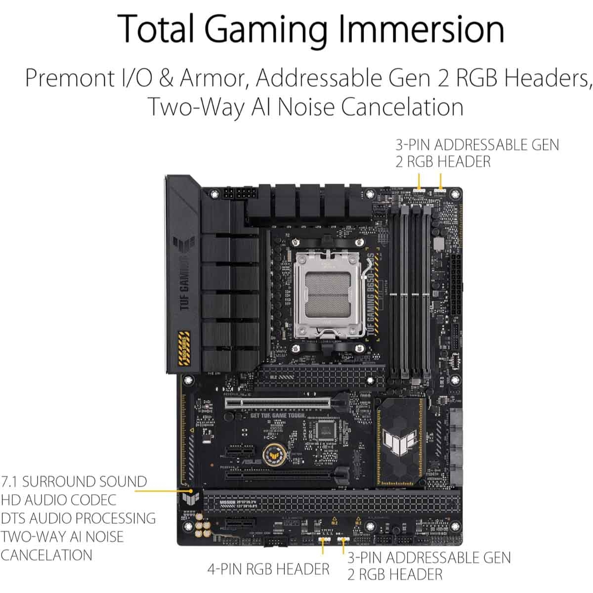 ASUS TUF B650-Plus Gaming Motherboard
