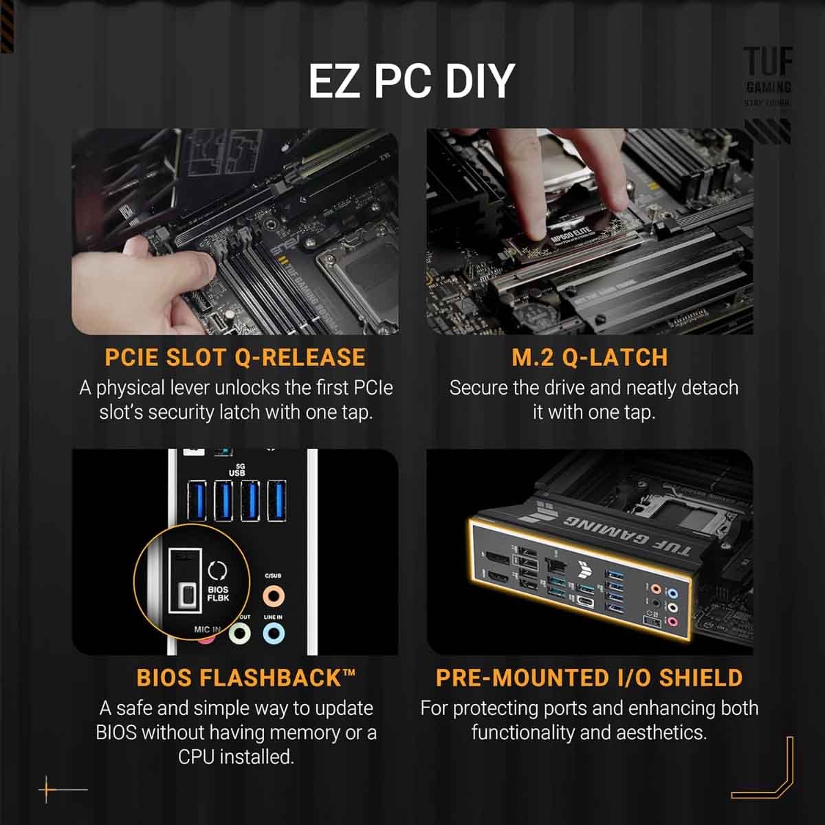 Asus TUF Gaming B850M-Plus Motherboard