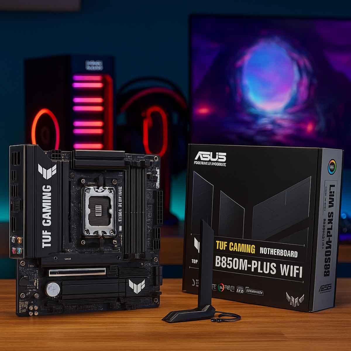 أسوس لوحة أم تي يو إف غيمينغ بي850 إم-بلس واي فاي