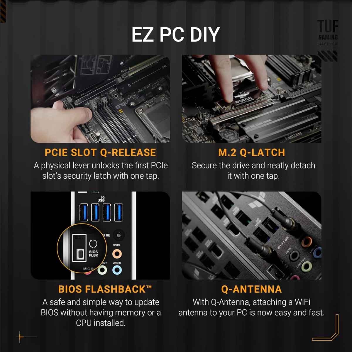 أسوس لوحة أم تي يو إف غيمينغ بي850 إم-بلس واي فاي