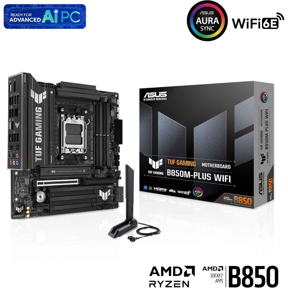 أسوس لوحة أم تي يو إف غيمينغ بي850 إم-بلس واي فاي