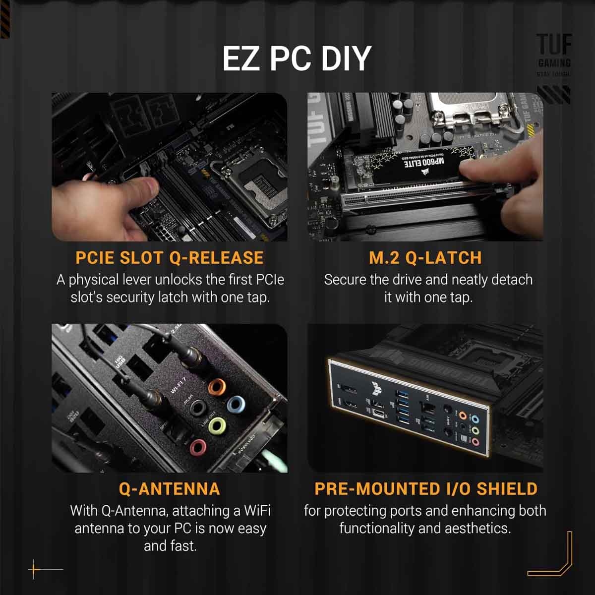 أسوس لوحة أم تي يو إف غيمينغ بي860 إم-بلس واي فاي