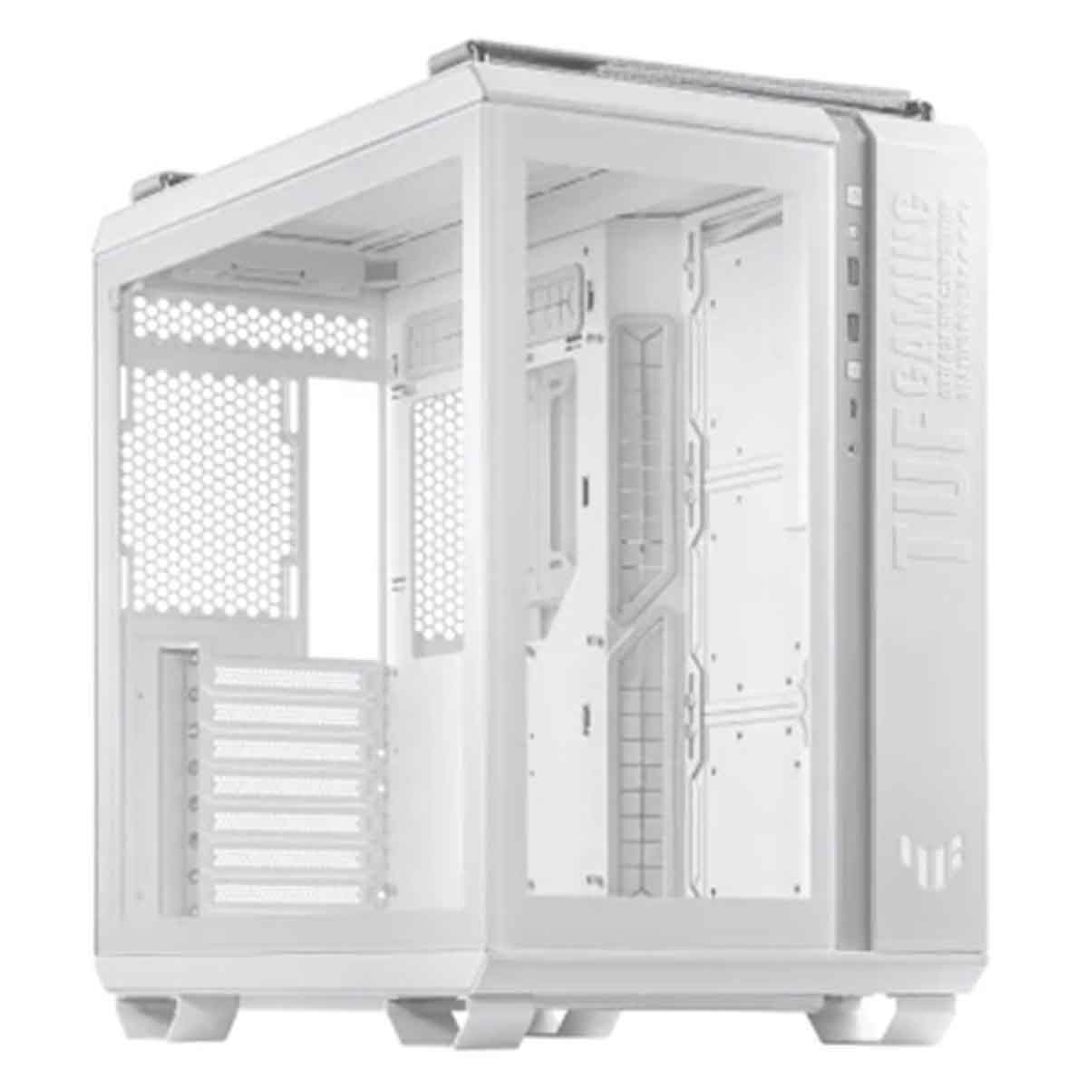 Asus White TUF Gaming GT502 Horizon TG ARGB Mid-Tower Gaming PC Case