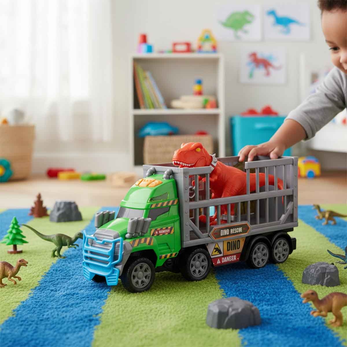 تيمسترز مجموعة مونستر موفرز إنقاذ الديناصورات للجنسين، 3-4 سنوات