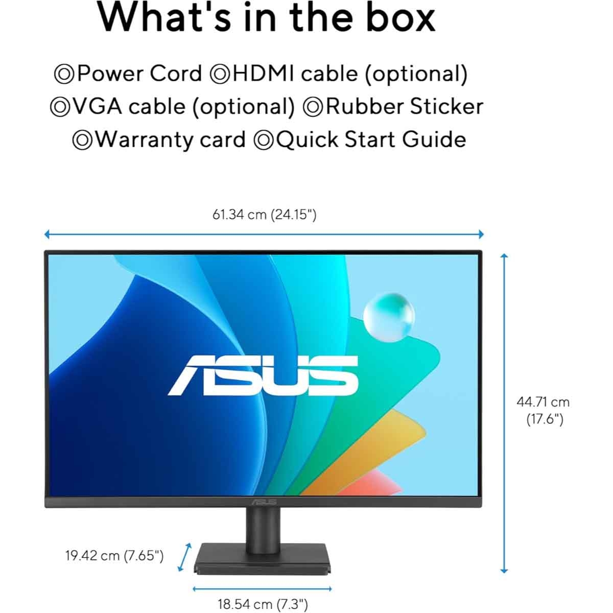 Asus 27" VA279HG Gaming Monitor