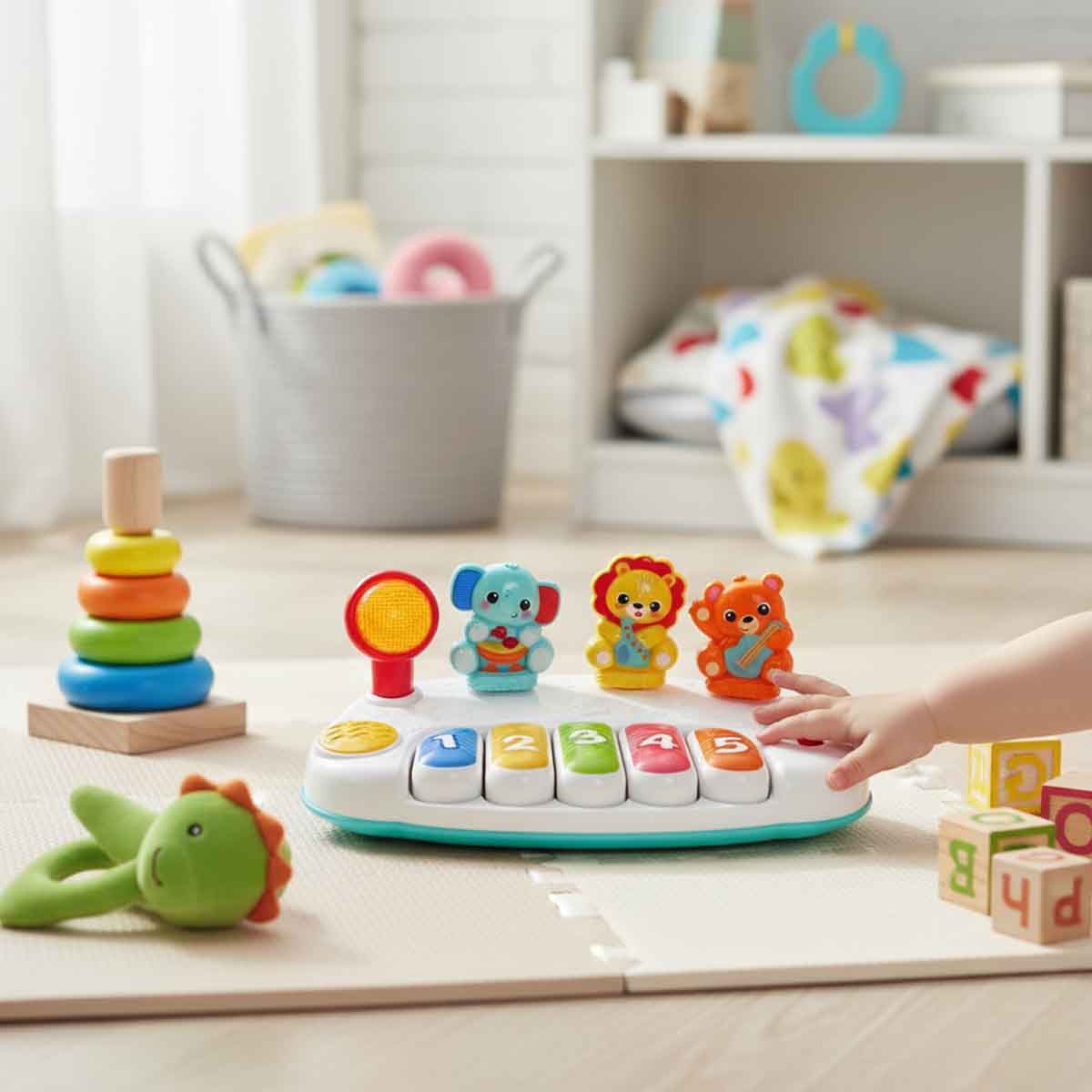 وين فن بيانو جانغل بالس للأطفال عمر 0-2 سنوات