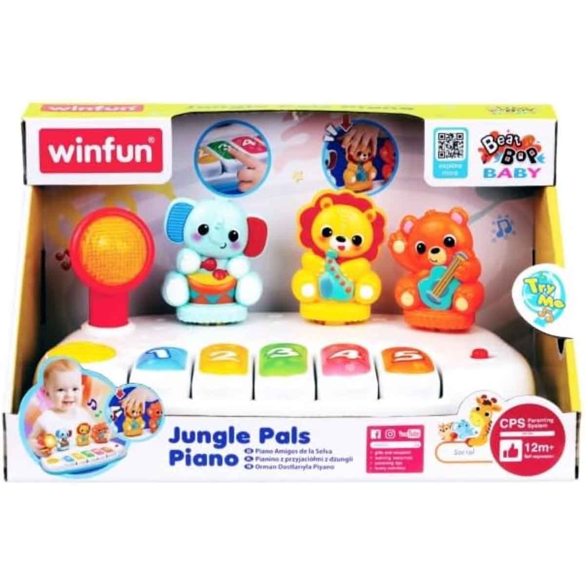 وين فن بيانو جانغل بالس للأطفال عمر 0-2 سنوات