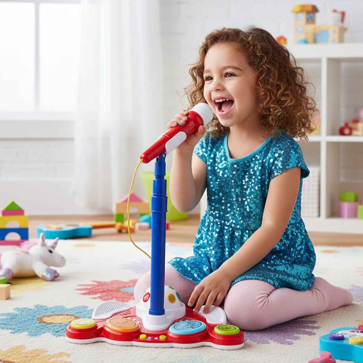 وين فن منصة غناء سينغ آند جام للجنسين، عمر 3-4 سنوات