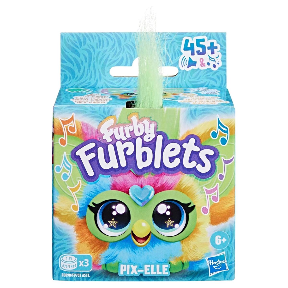 Furby Furblets Pix-Elle Mini Interactive Plush Toy Unisex, 5-7 Years