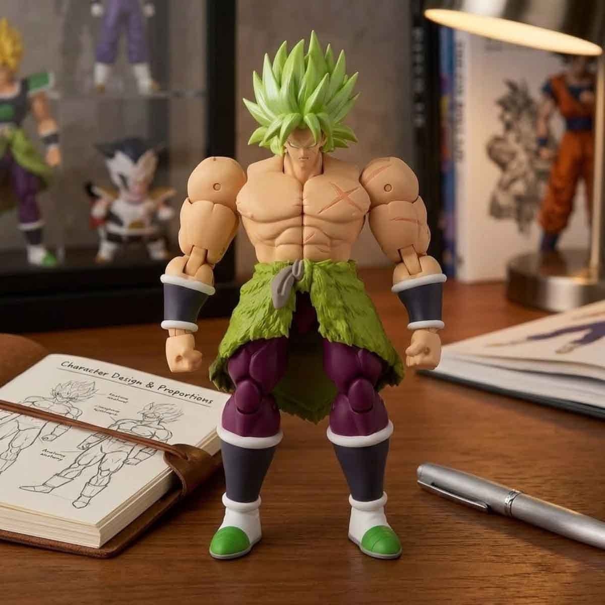 Dragon Ball Super 6.5″ Star Series Super Saiyan Broly Figure Unisex, 5-7 Years